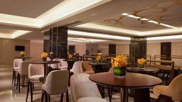 Breakfast, lunch, dinner served; international cuisine