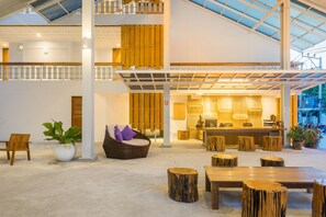 Sitteområde i lobbyen