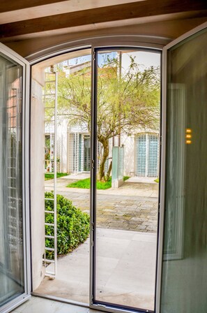 Interior entrance