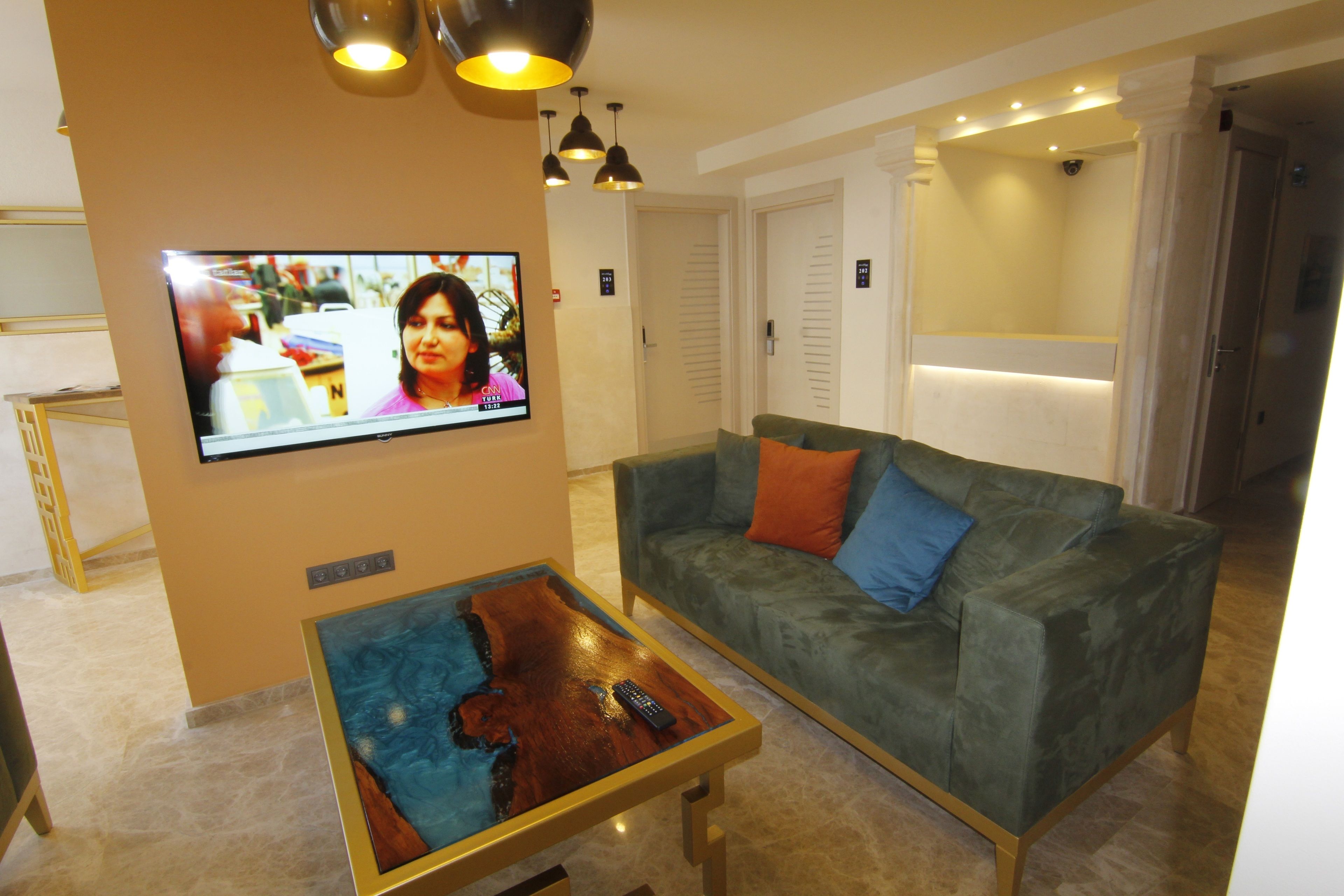 Lobby sitting area
