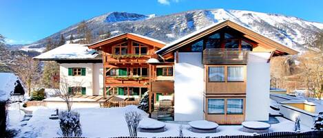 Majoituspaikan julkisivu