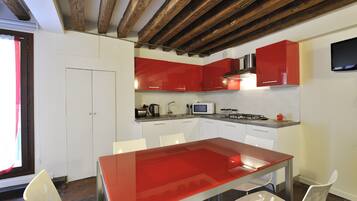 Apartment, 3 Bedrooms | Private kitchenette | Espresso maker, coffee/tea maker, full-sized fridge, microwave
