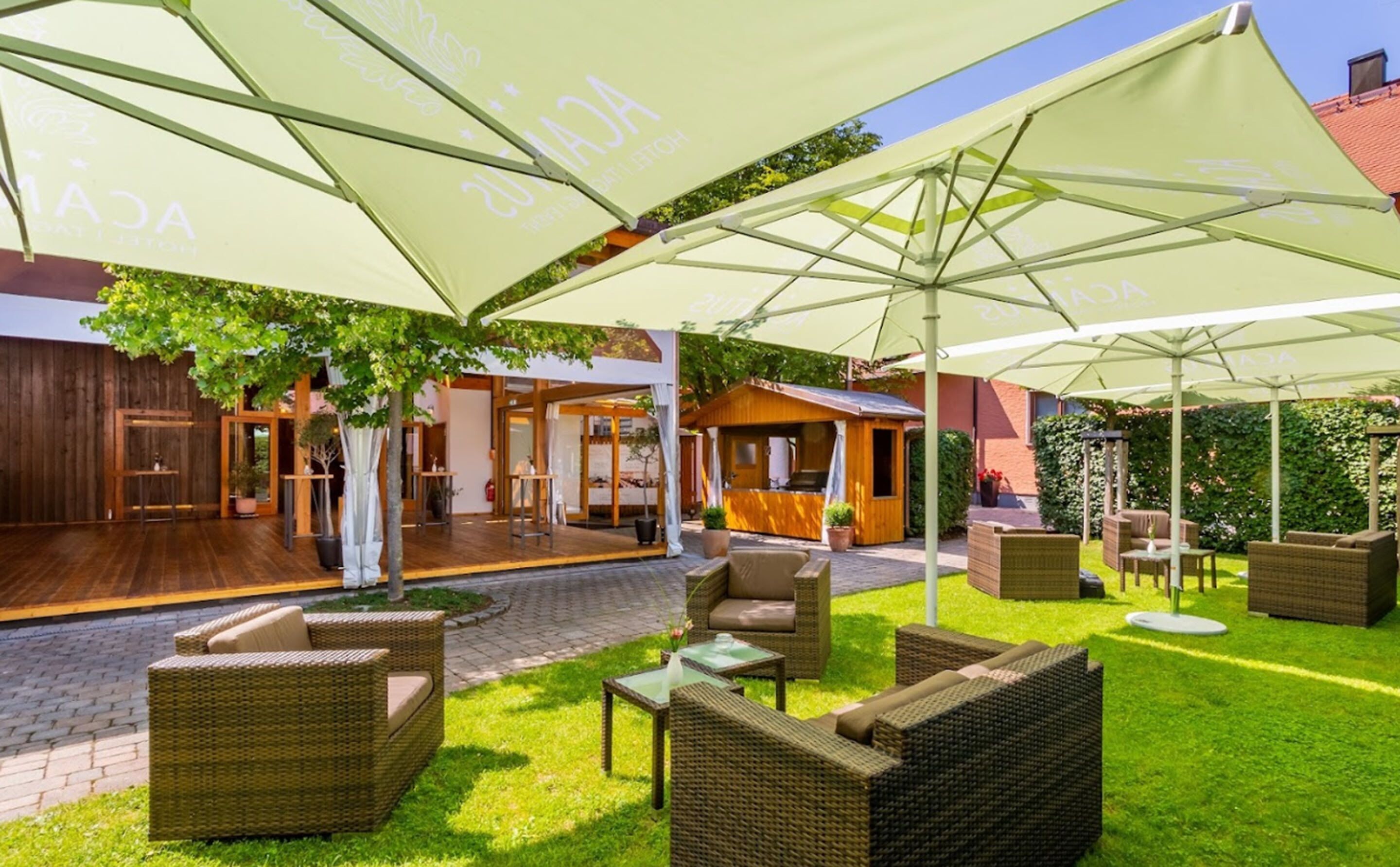 outdoor wedding area