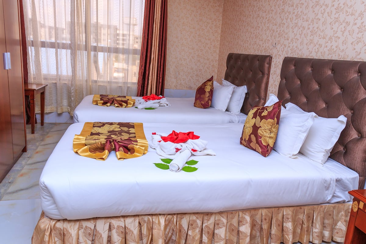 Standard Double Room | Premium bedding, in-room safe, desk, blackout drapes