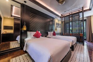 4 habitaciones, minibar y caja de seguridad en la habitación 