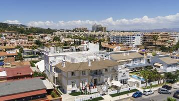 Vue depuis lâhĂ©bergement