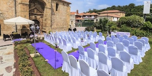 Área externa para casamento