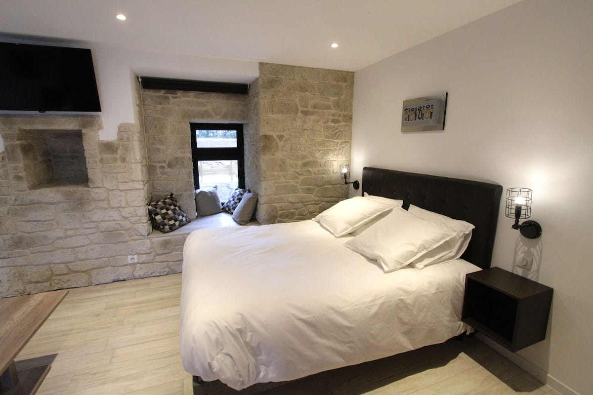 Exclusive-Studio, 1 Doppelbett und Schlafsofa, barrierefrei, Küche | Zimmersafe, schallisolierte Zimmer, kostenlose Babybetten, Zustellbetten