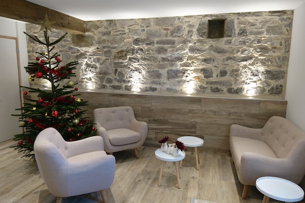 Sala de estar en el lobby