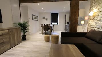 Superior Penthouse, 2 Bedrooms, Terrace, Garden Area | Living area | Flat-screen TV