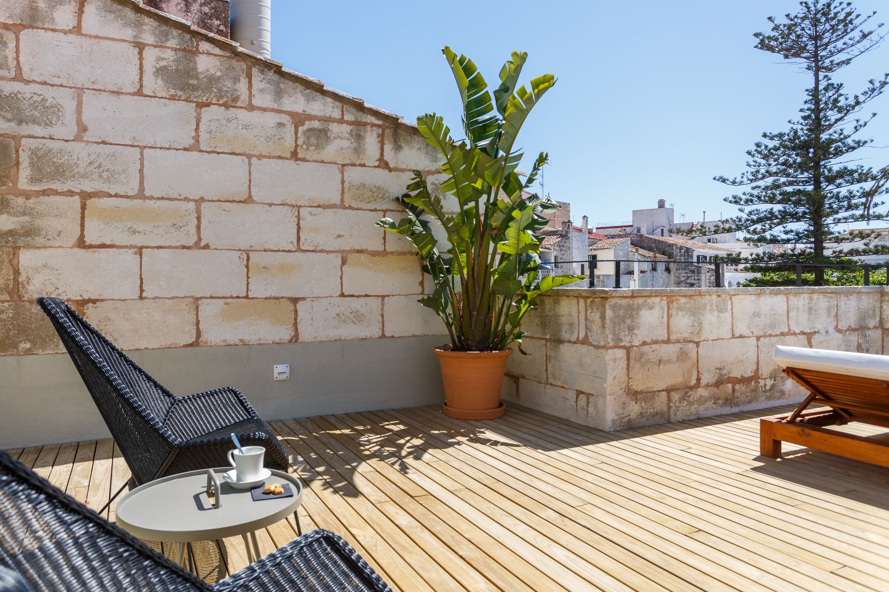 Habitación doble superior, terraza | Terraza o patio