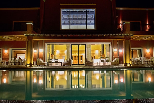 Front of property – evening/night