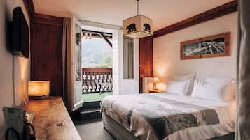 Chambre Deluxe Double ou avec lits jumeaux | Vue sur les montagnes