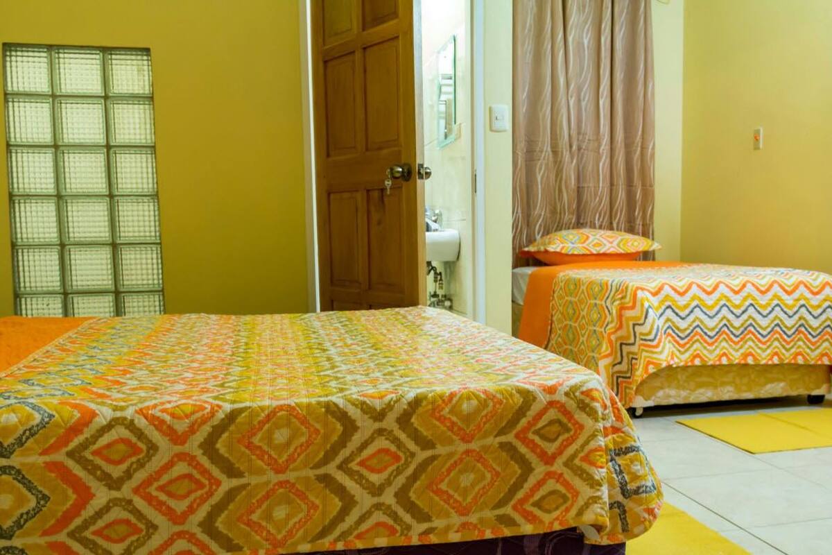 Family Apartment, 2 Bedrooms, 2 Bathrooms, Ground Floor (Star Fish Suite) | 1 bedroom, laptop workspace, iron/ironing board, WiFi (free)
