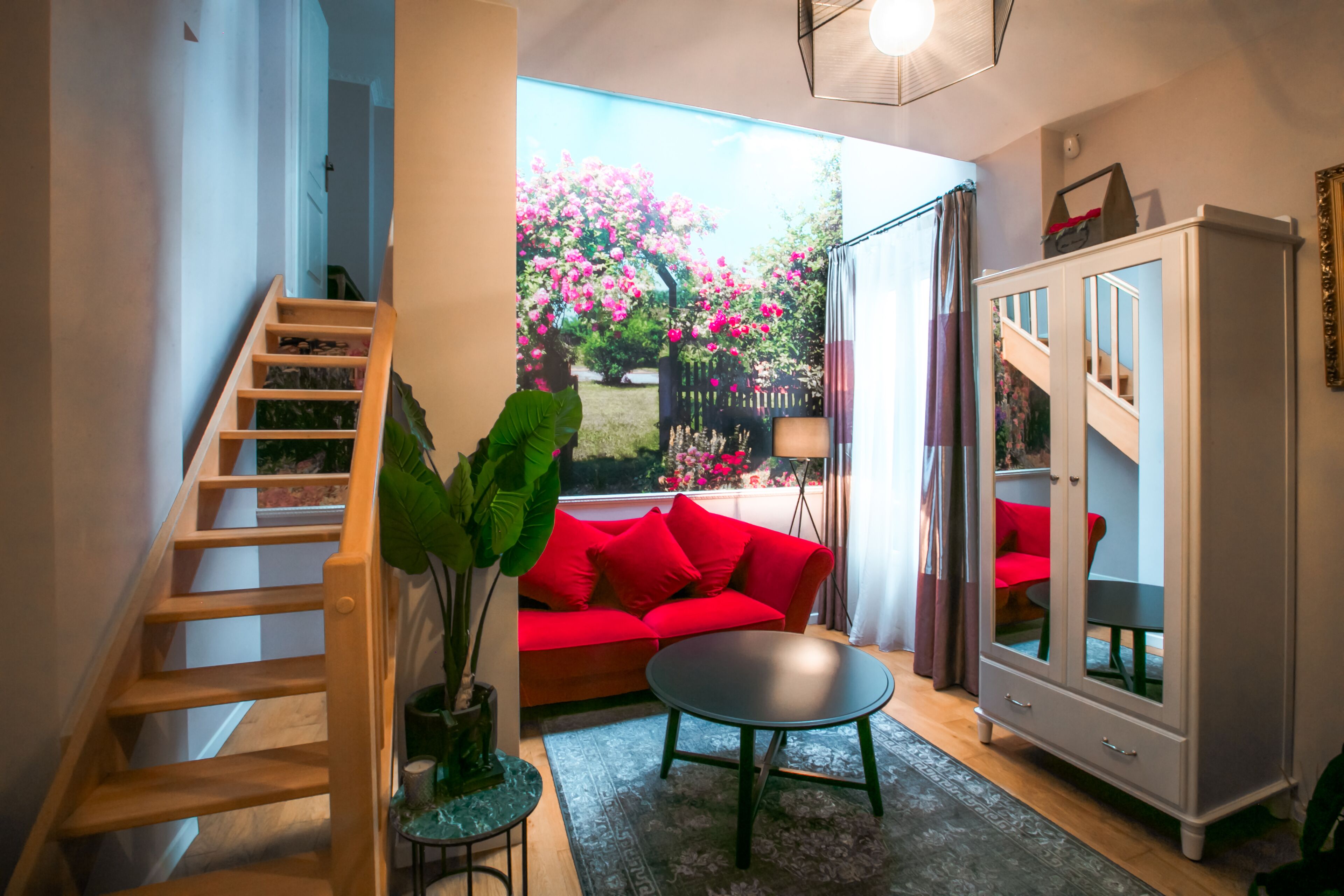 Deluxe Duplex, 1 Bedroom | Living area | 164-cm flat-screen TV with satellite channels, TV