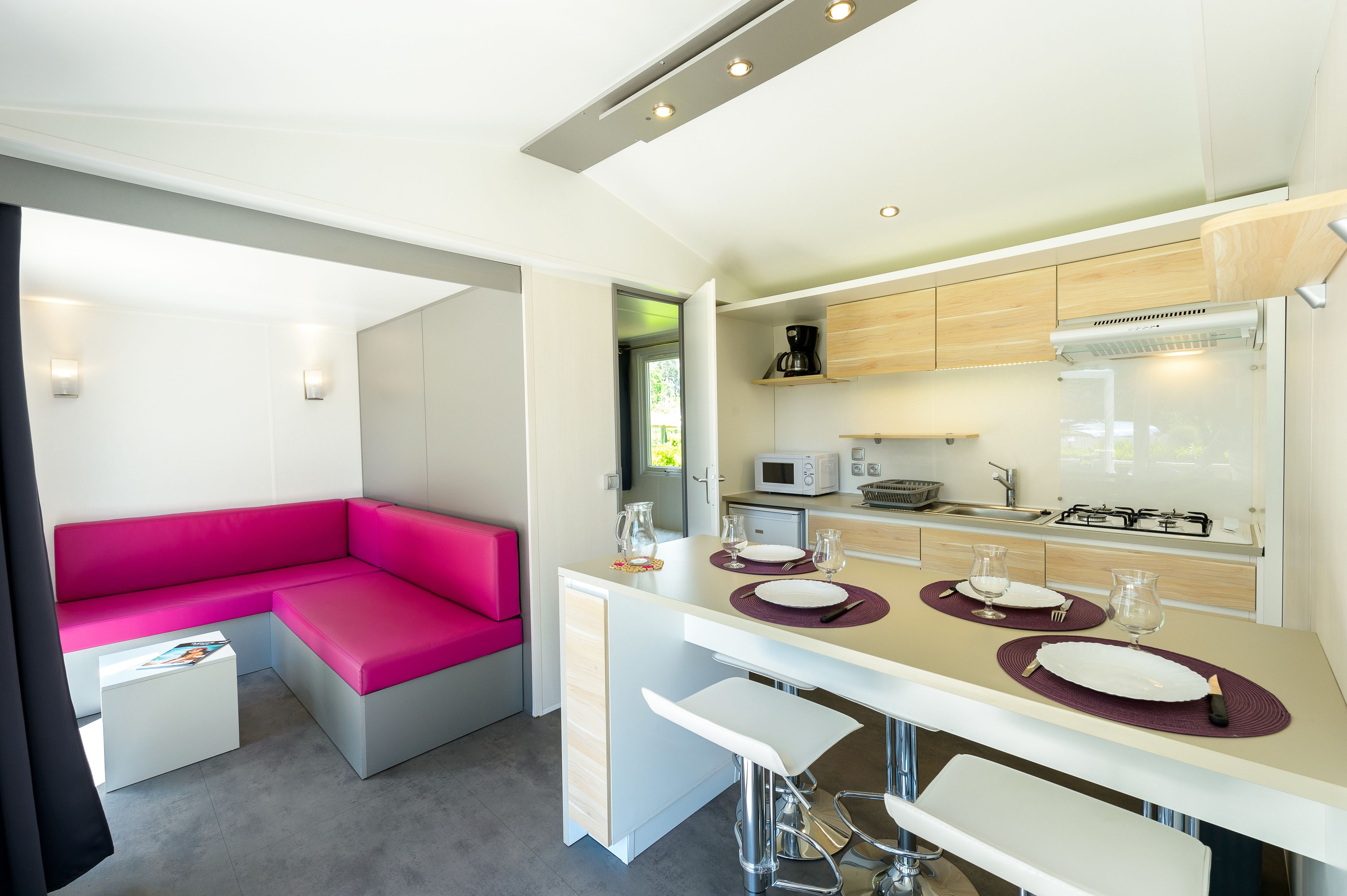 Premium Mobile Home (Perceval ) | Living room | Table football, ping pong, books