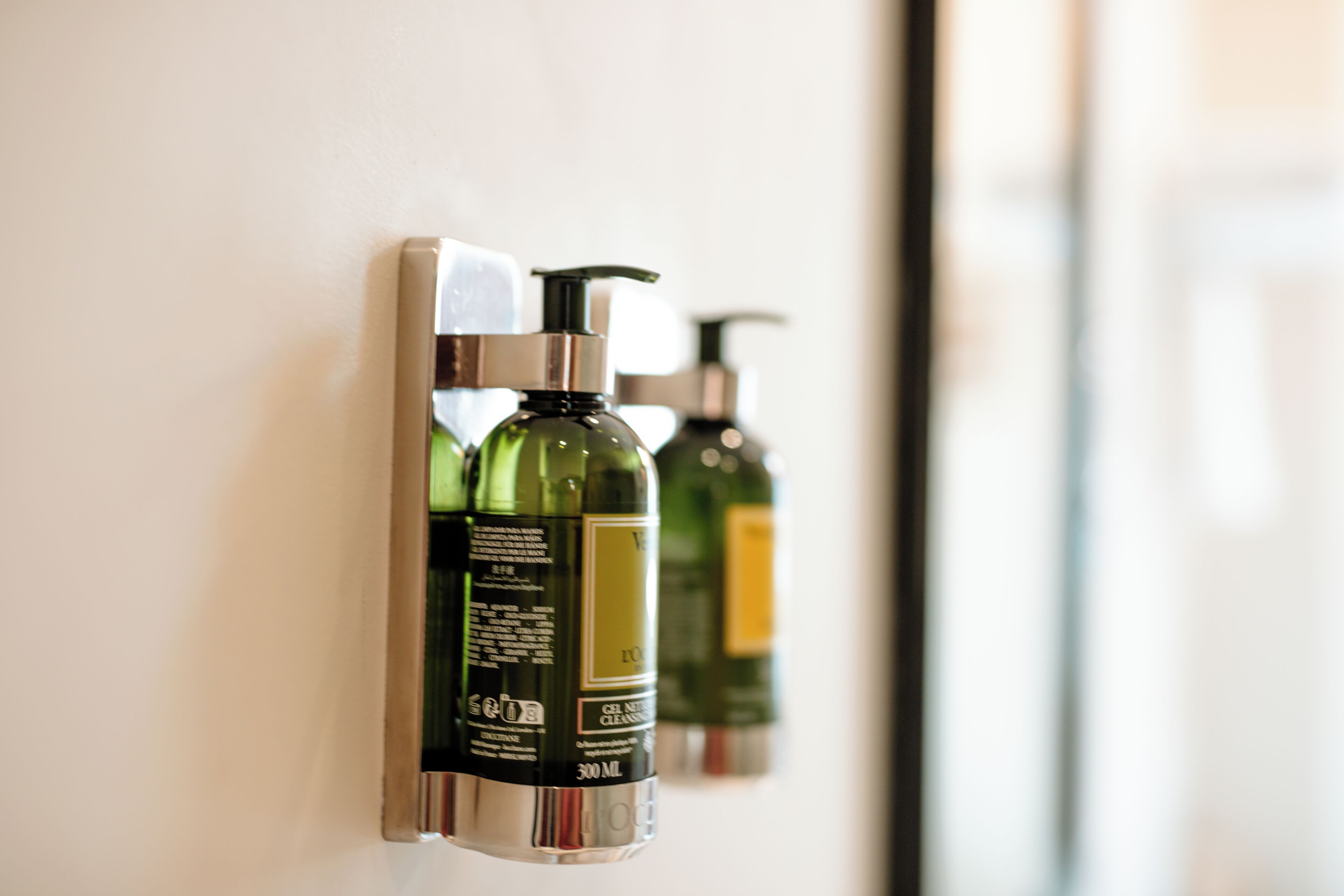 free toiletries, hair dryer, towels, soap