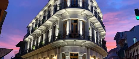 Façade de l’hébergement