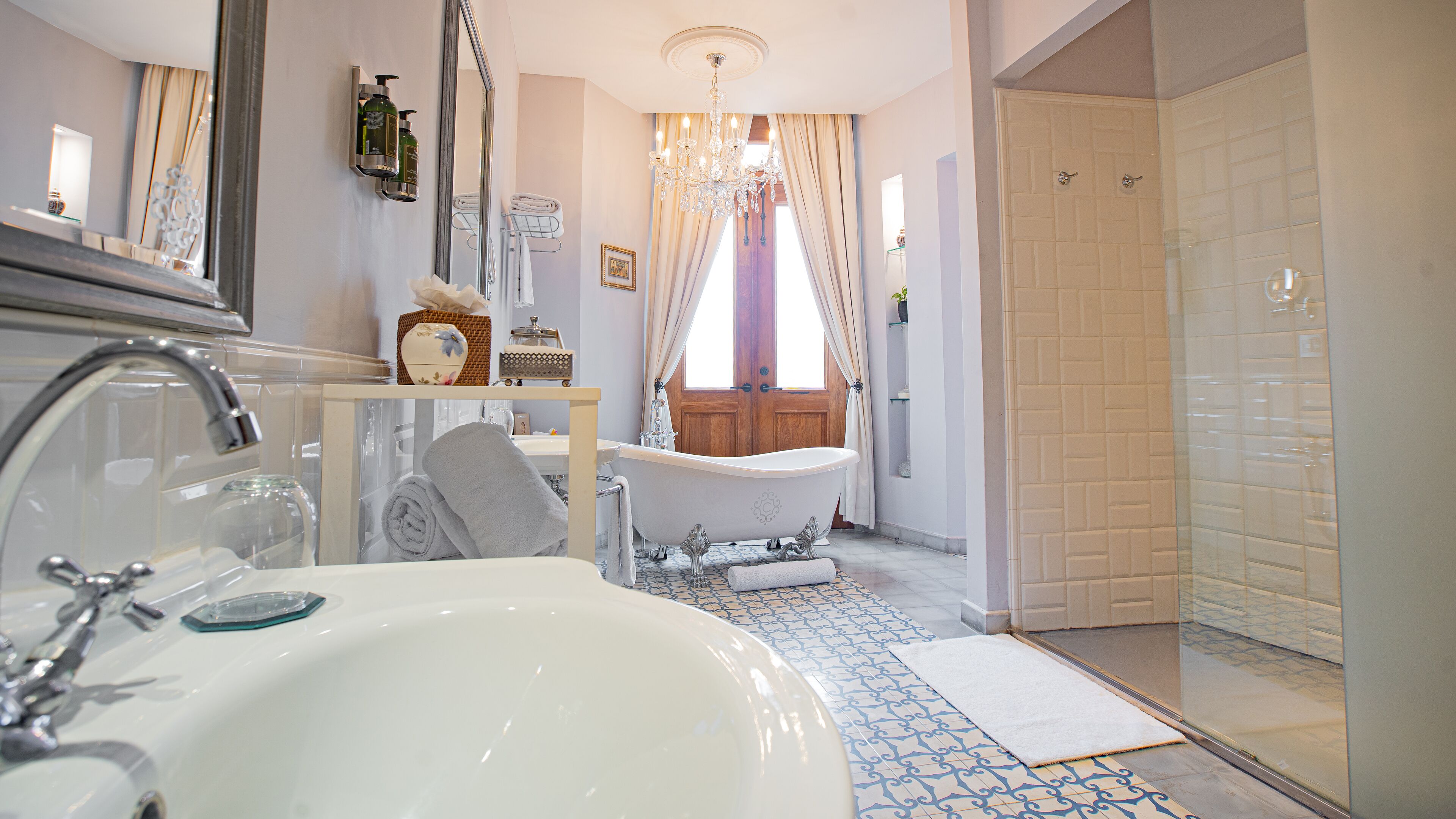 free toiletries, hair dryer, towels, soap