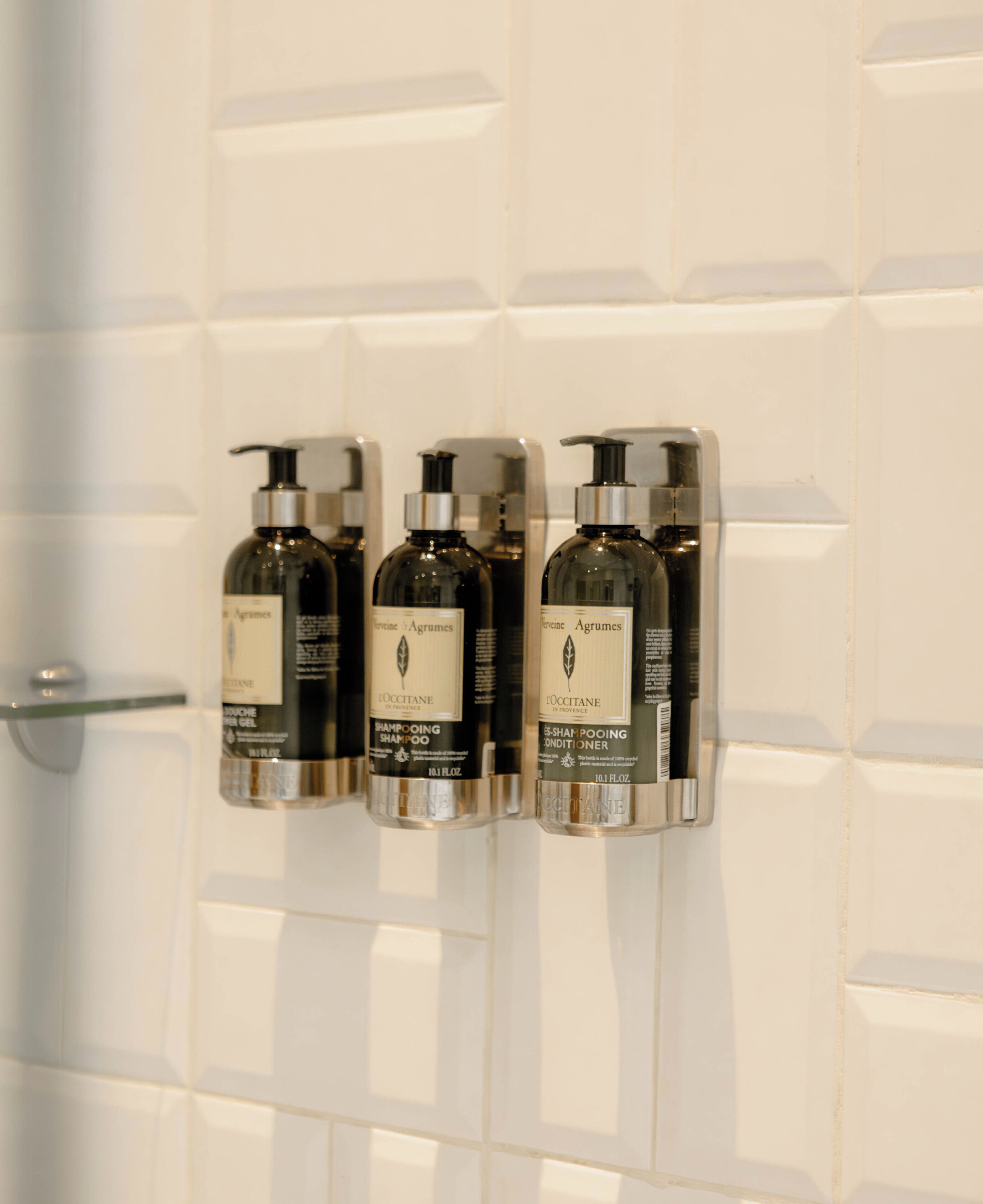 free toiletries, hair dryer, towels, soap