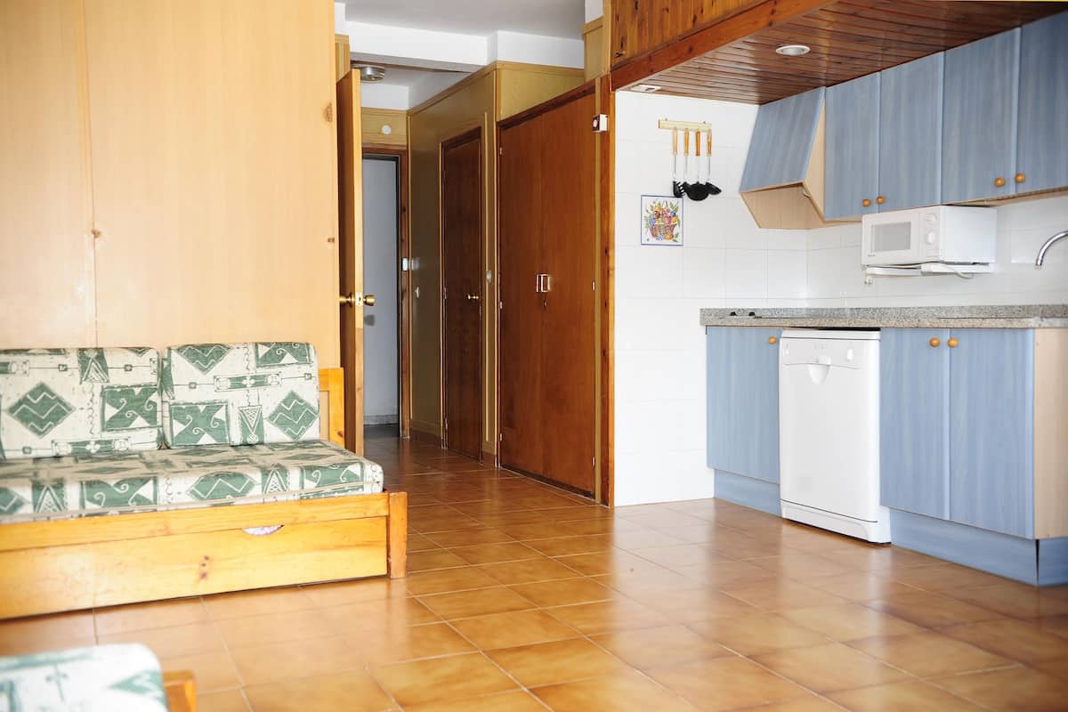 Iron/ironing board, bed sheets