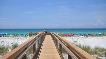Beach nearby, white sand