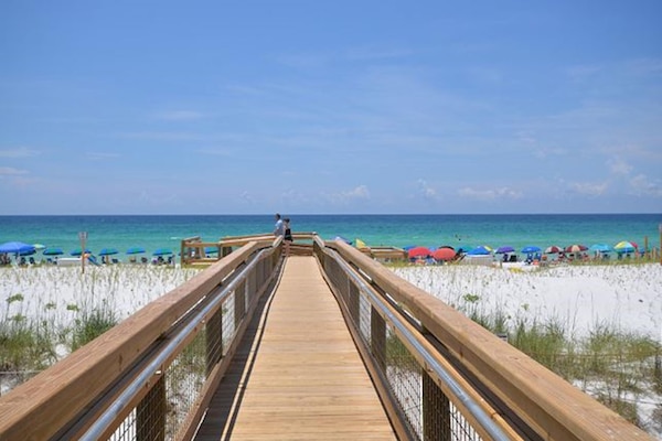 Beach nearby, white sand