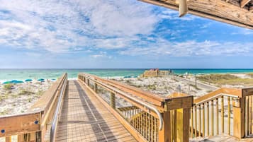 Beach nearby, white sand