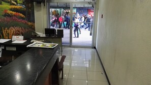 Interior entrance