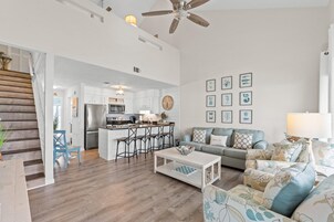 Condo, 2 Bedrooms (C7) | Living area | TV