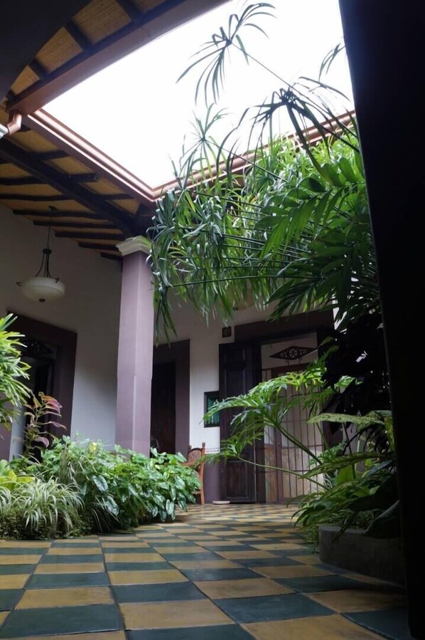 Interior entrance