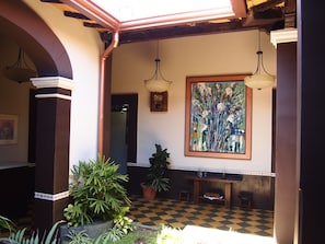 Entrée de l’hébergement