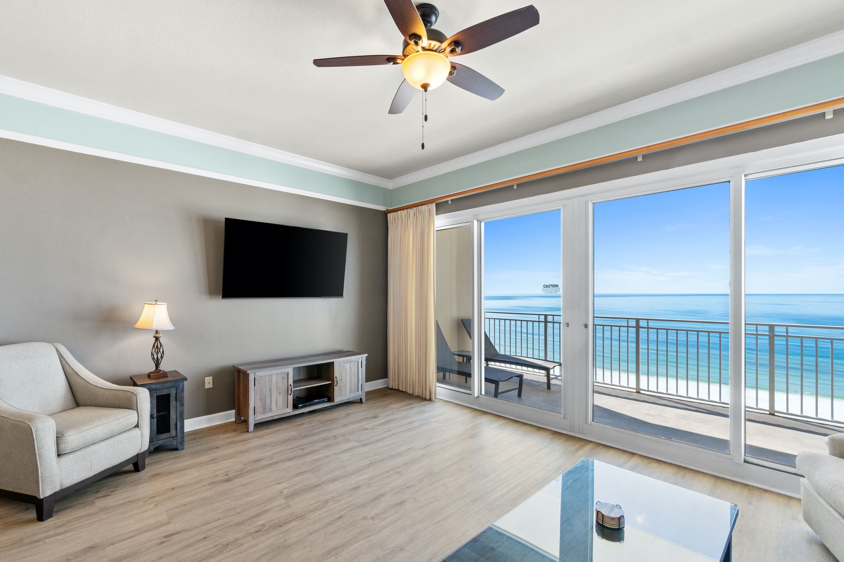 Appart'hôtel, 3 chambres, vue océan | Coin séjour