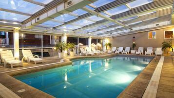Indoor pool, outdoor pool