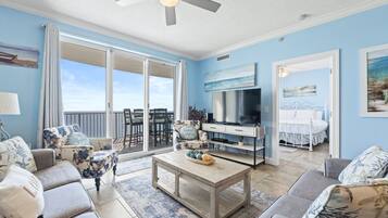 Apartment, 2 Schlafzimmer, Meerblick (1904) | Wohnbereich