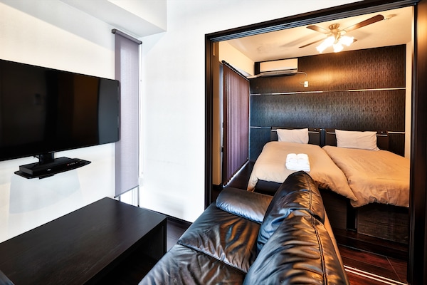 2 bedrooms, desk, soundproofing, iron/ironing board