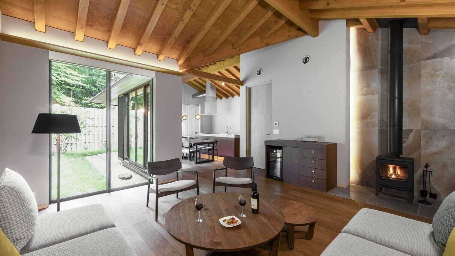 Living area | Fireplace