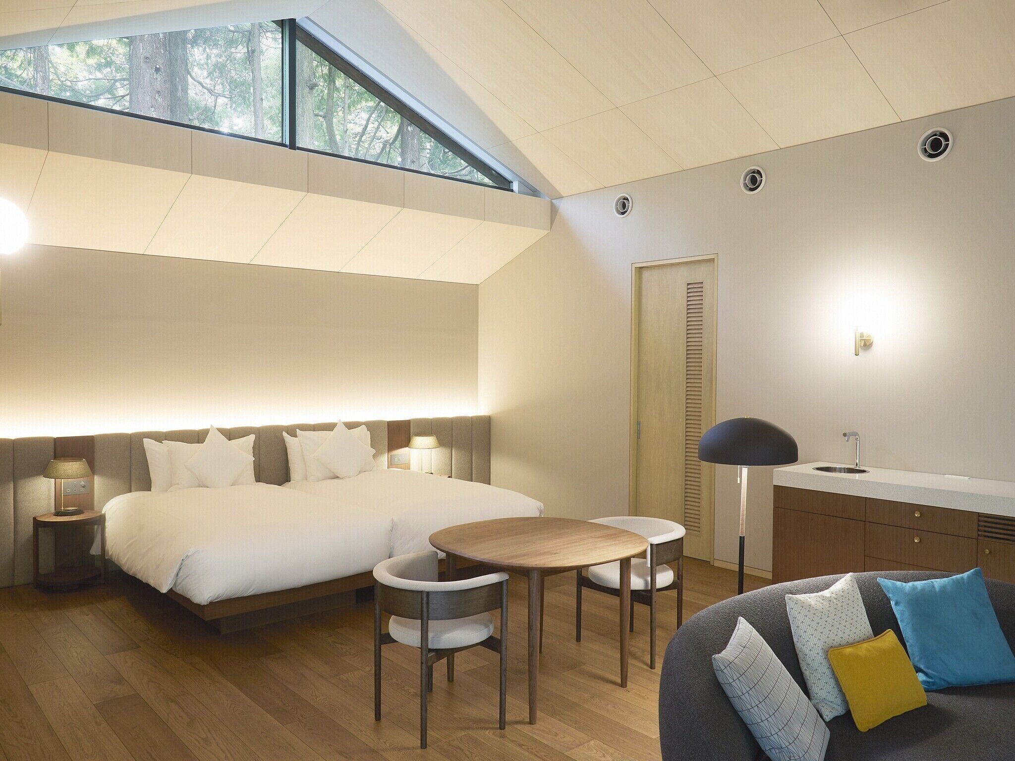 1 chambre, literie de qualité supérieure, couette en duvet d'oie