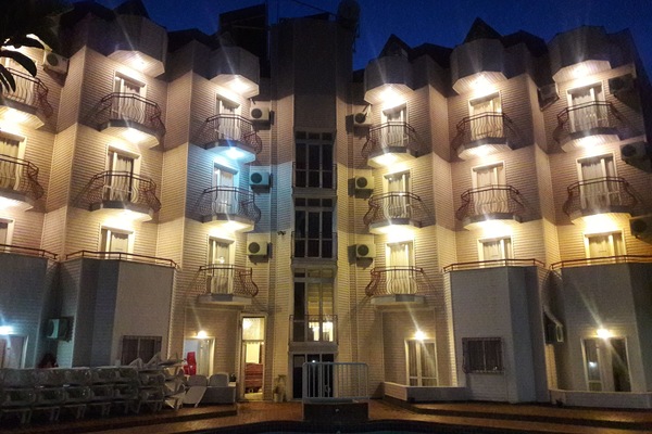 Front of property – evening/night