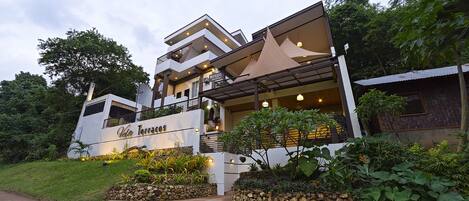 Fassade der Unterkunft