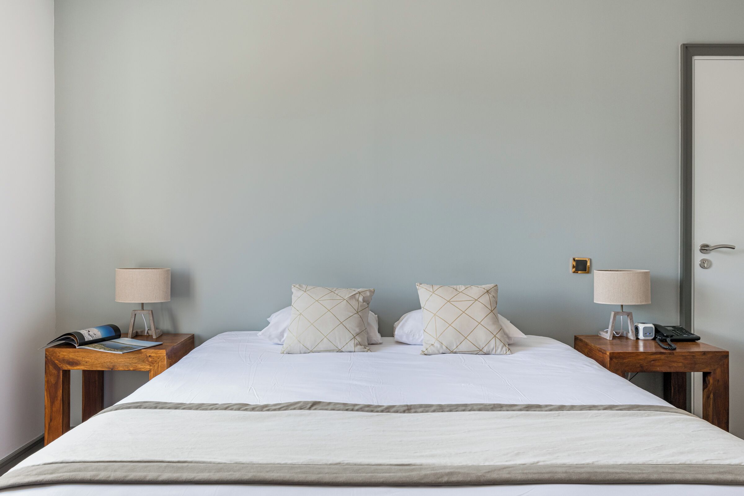 double room | premium bedding, select comfort beds, desk, soundproofing