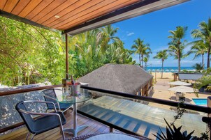 Quarto Frente Mar Varanda | 미니바, 객실 내 금고, 노트북 작업 공간, 암막 커튼