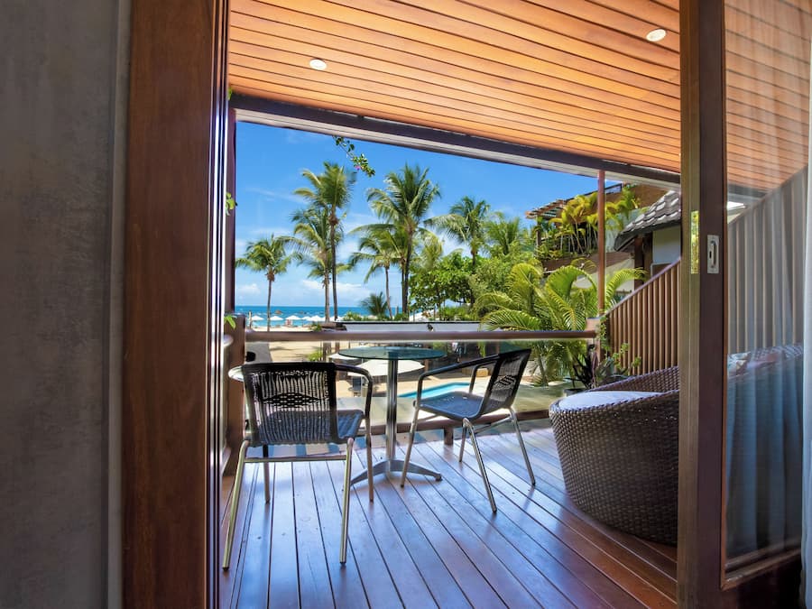 Quarto Frente Mar Varanda | Minibar, Zimmersafe, laptopgeeigneter Arbeitsplatz