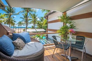 Quarto Frente Mar Varanda | 미니바, 객실 내 금고, 노트북 작업 공간, 암막 커튼