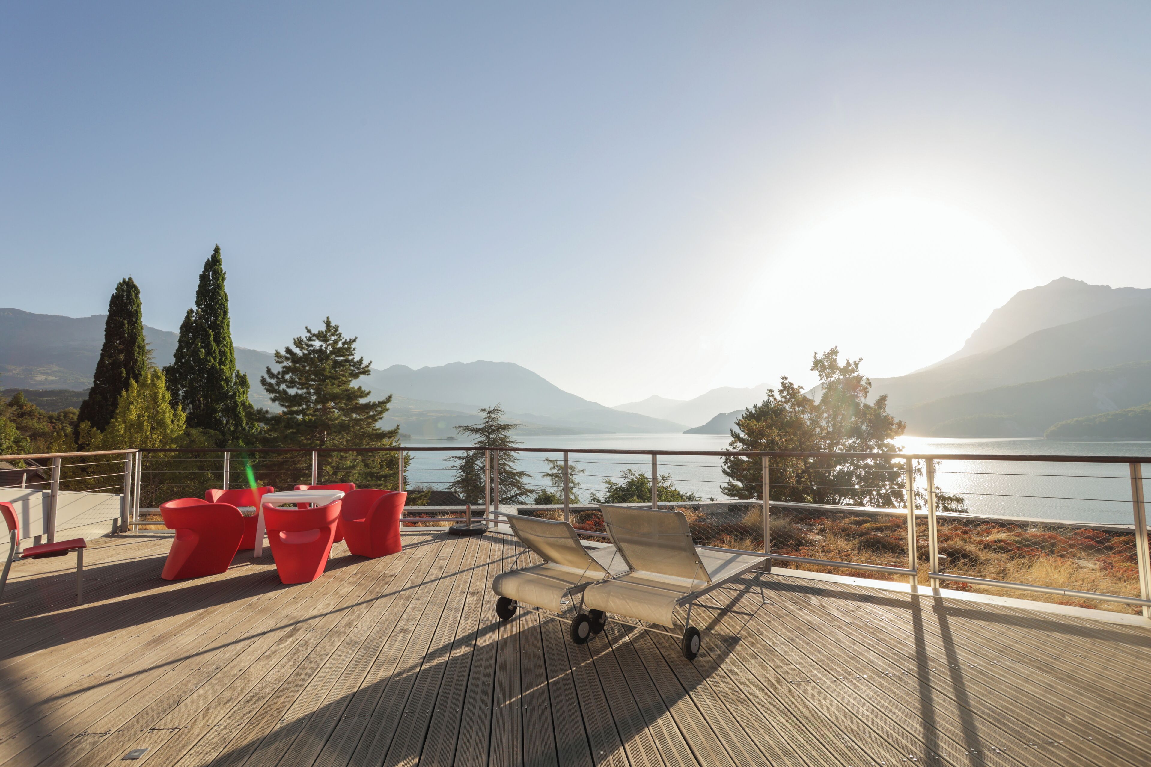 Terrasse sur le toit