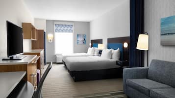 42-inch LCD TV with premium TV channels, TV