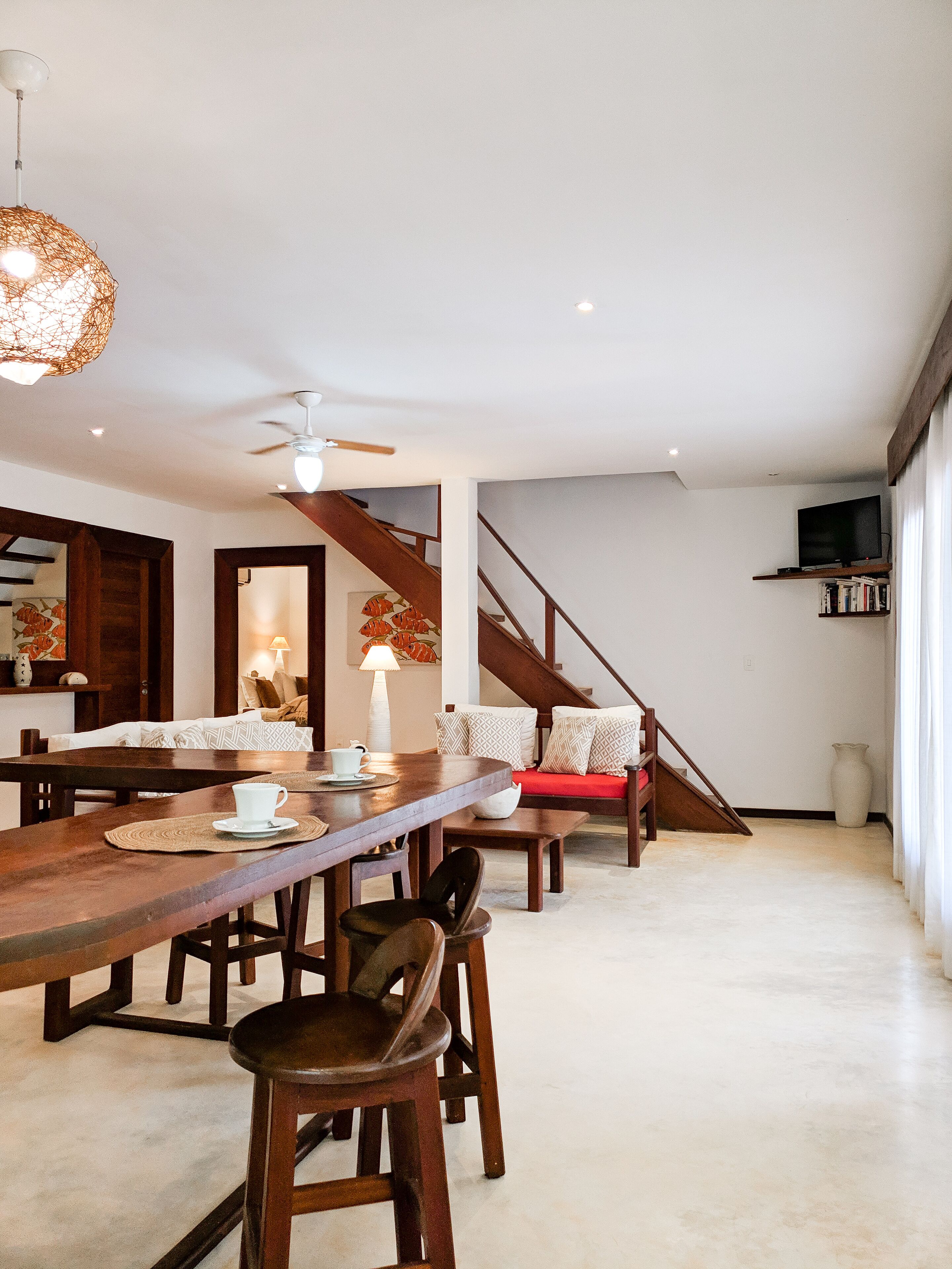 villa, 3 bedrooms, balcony | living area | 32-inch lcd tv with digital channels, tv