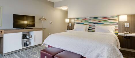 In-room safe, desk, blackout curtains, iron/ironing board