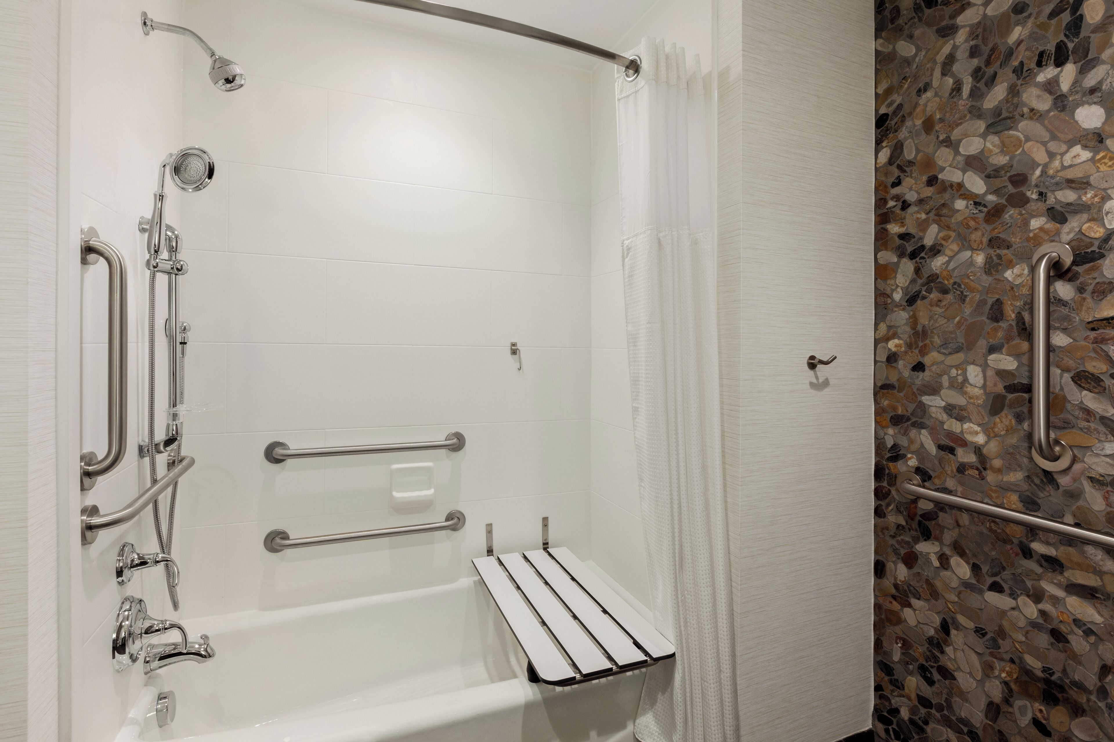 free toiletries, hair dryer, towels, soap