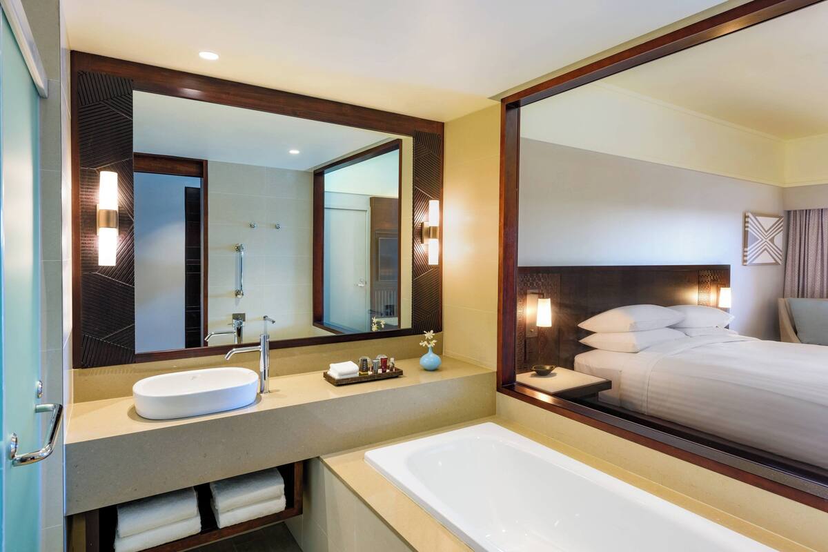 hair dryer, slippers, towels